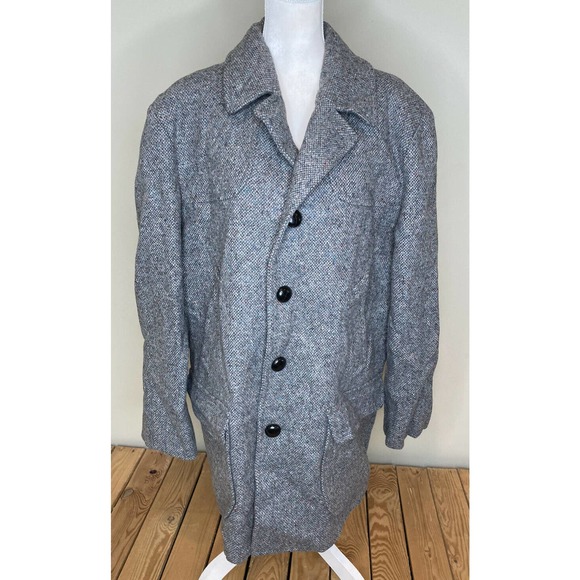 Pendleton Other - PENDLETON Wool Tweed Button Up Overcoat Peacoat